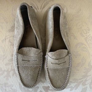 Tods City Gommino Driving Shoes In Suede